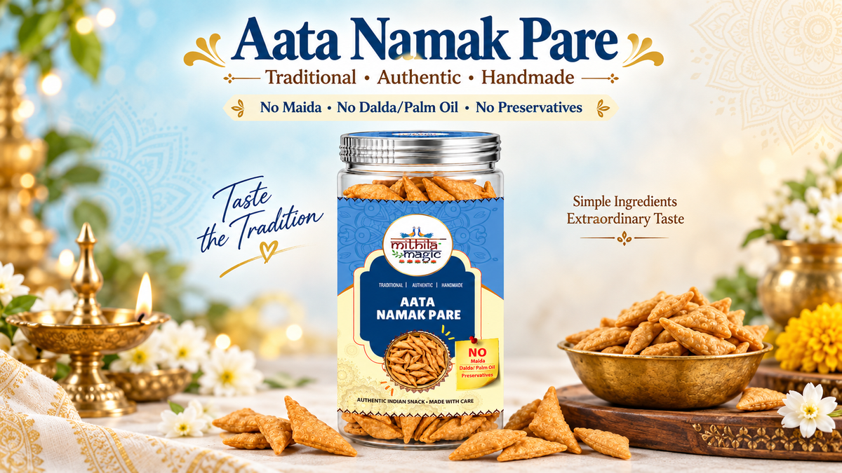 Aata Namak Pare: Traditional Crunch with the Goodness of Atta