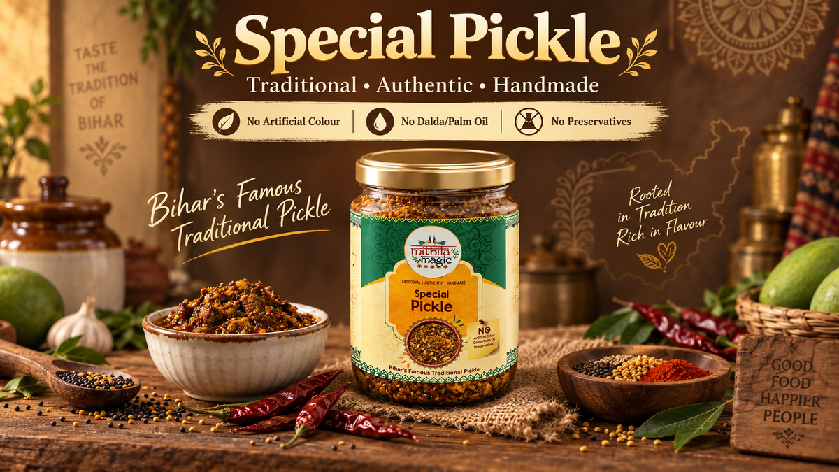 Mithila Magic Special Pickle: The Authentic Taste of Bihar in Every Bite